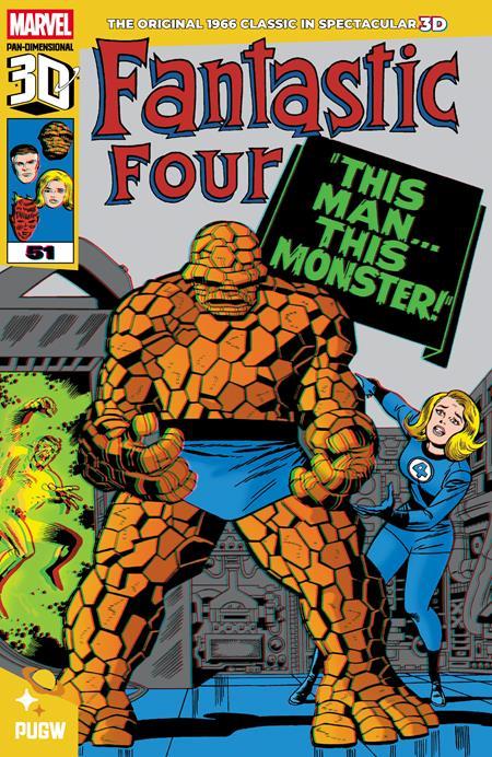 FANTASTIC FOUR #51 THIS MAN THIS MONSTER PAN DIMENSIONAL 3D EDITION CVR A