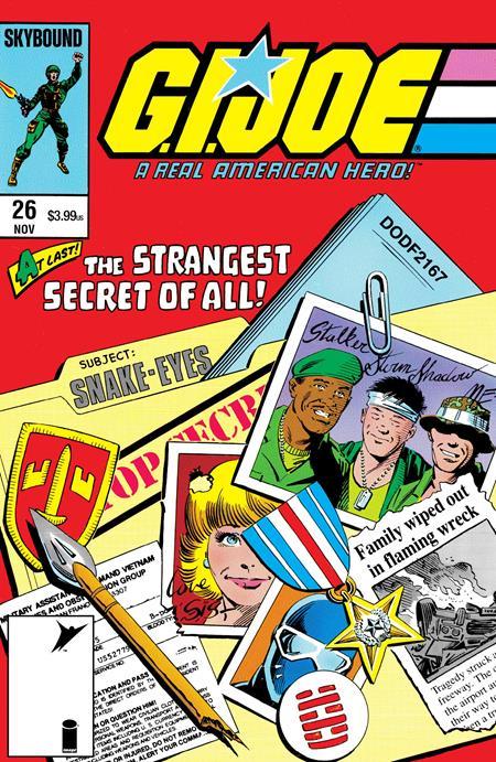 GI JOE A REAL AMERICAN HERO #26 HAMA FILES EDITION CVR C MIKE ZECK AND BOB WIACEK FOIL VAR