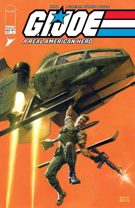 GI JOE A REAL AMERICAN HERO #322 CVR C INC 1:10 STEVE BEACH GEARS OF JOE VAR 1:10 INCV