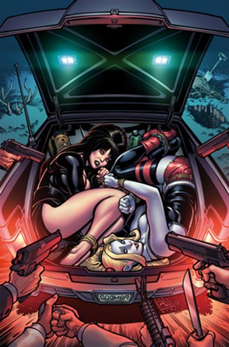 HARLEY QUINN X ELVIRA #2 CVR R INC 1:25 CHAD HARDIN VIRGIN VAR 1:25 INCV