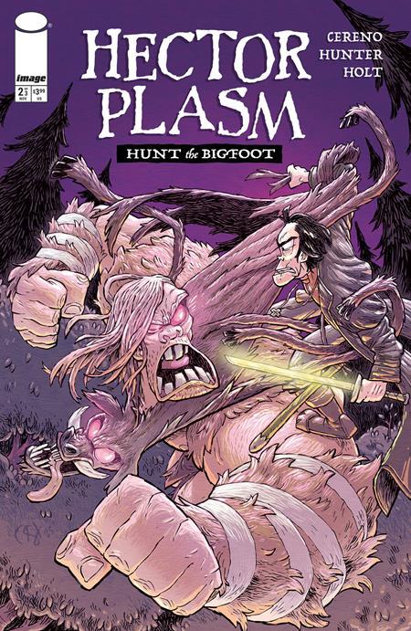 HECTOR PLASM HUNT THE BIGFOOT #2 CVR A DEREK HUNTER AND SPENCER HOLT OF 3