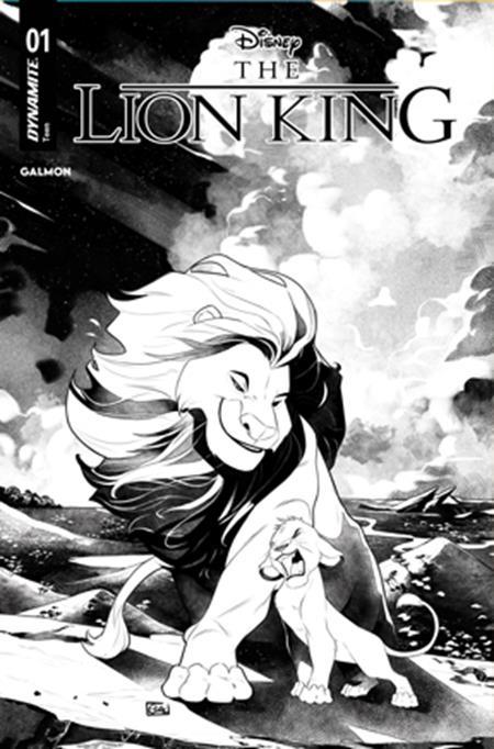 LION KING #1 CVR I INC 1:15 EDWIN GALMON LINE ART VAR 1:15 INCV