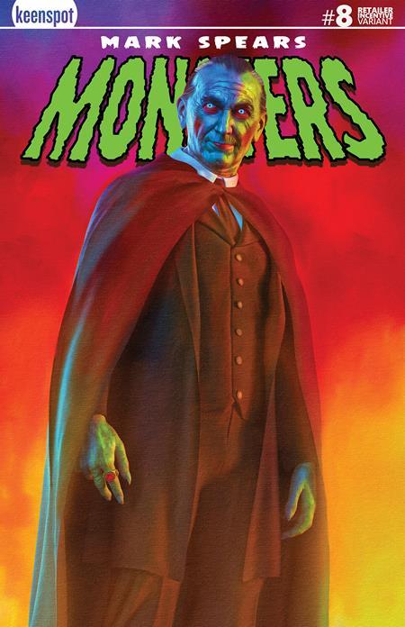 MARK SPEARS MONSTERS #8 CVR B INC 1:250 MARK SPEARS HOLOFOIL VAR FREE 1:250 INCV