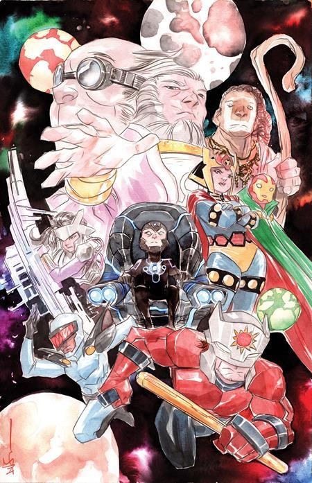NEW GODS #12 CVR B DUSTIN NGUYEN CARD STOCK VAR OF 12