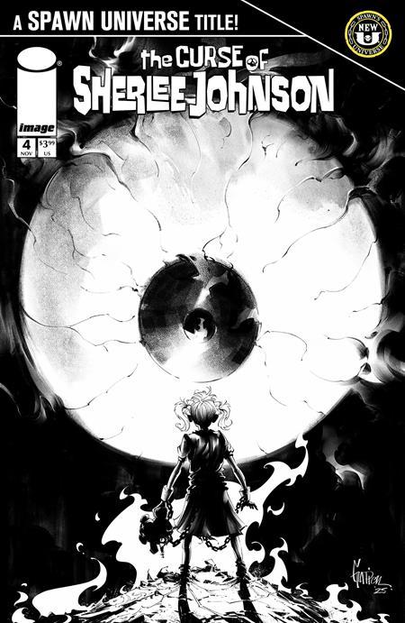 SPAWN THE CURSE OF SHERLEE JOHNSON #4 CVR C JONATHAN GLAPION BW VAR