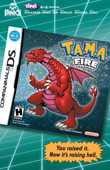 TAMA #4 CVR C INC 1:10 TONY FLEECS RETRO VIDEOGAME HOMAGE VAR OF 6 1:10 INCV