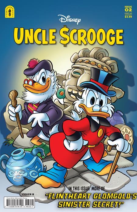 UNCLE SCROOGE FLINTHEART GLOMGOLDS SINISTER SECRET #2 CVR B ALESSANDRO PERINA VAR OF 3