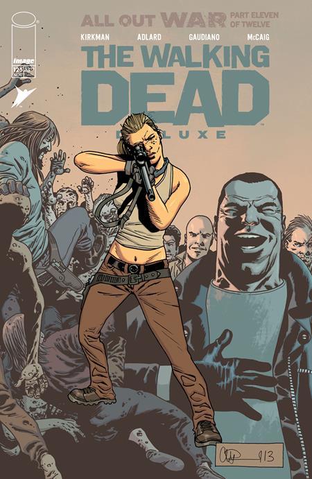 WALKING DEAD DELUXE #125 CVR B CHARLIE ADLARD AND DAVE MCCAIG VAR