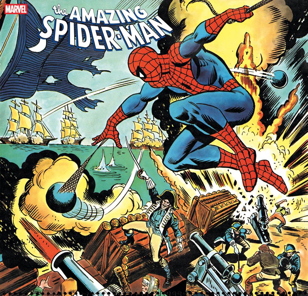 AMAZING SPIDER-MAN #15 ROSS ANDRU BICENTENNIAL CALENDAR HIDDEN GEM VAR CVR E