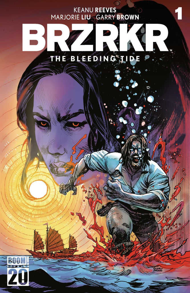 BRZRKR THE BLEEDING TIDE #1 D VAR DRESSED FOIL BROWN CVR D