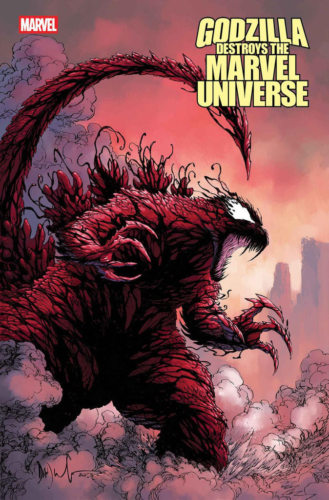 GODZILLA DESTROYS THE MARVEL UNIVERSE #5 DAVE WACHTER MARVELIZED CARNAGE-ZILLA VAR CVR D