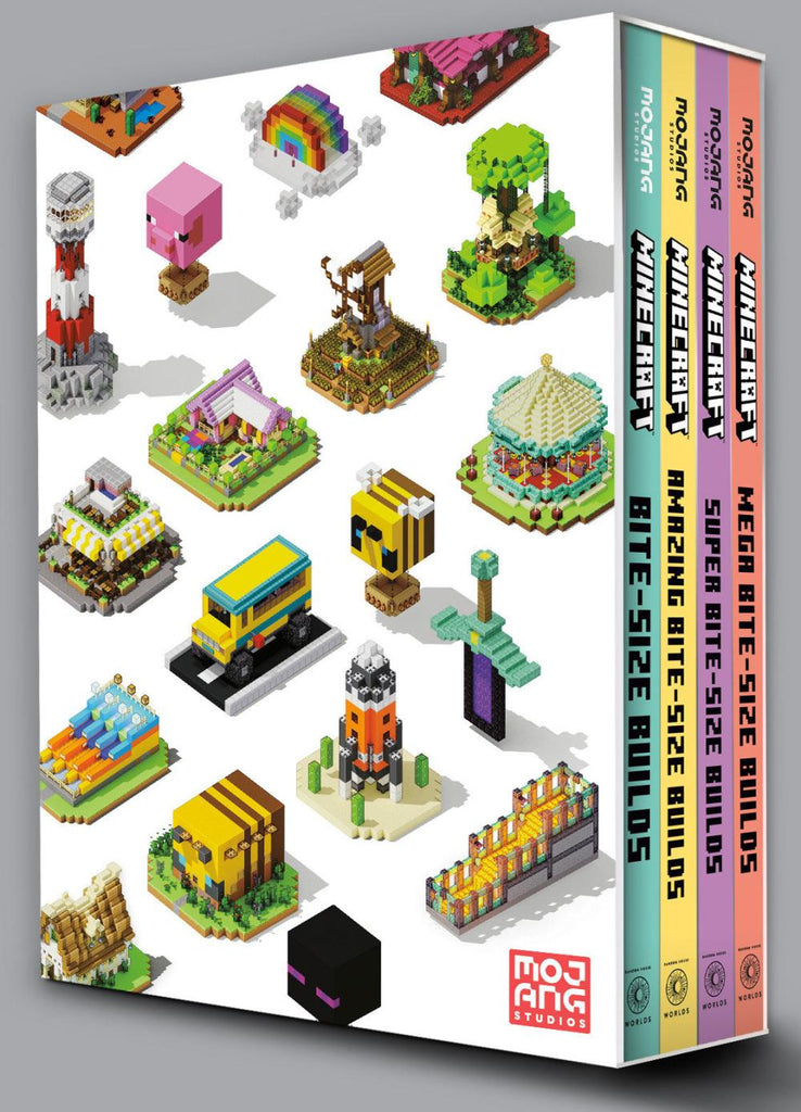 MINECRAFT BITE-SIZE BUILDS COLLECTION 4-BOOK BOXED SET