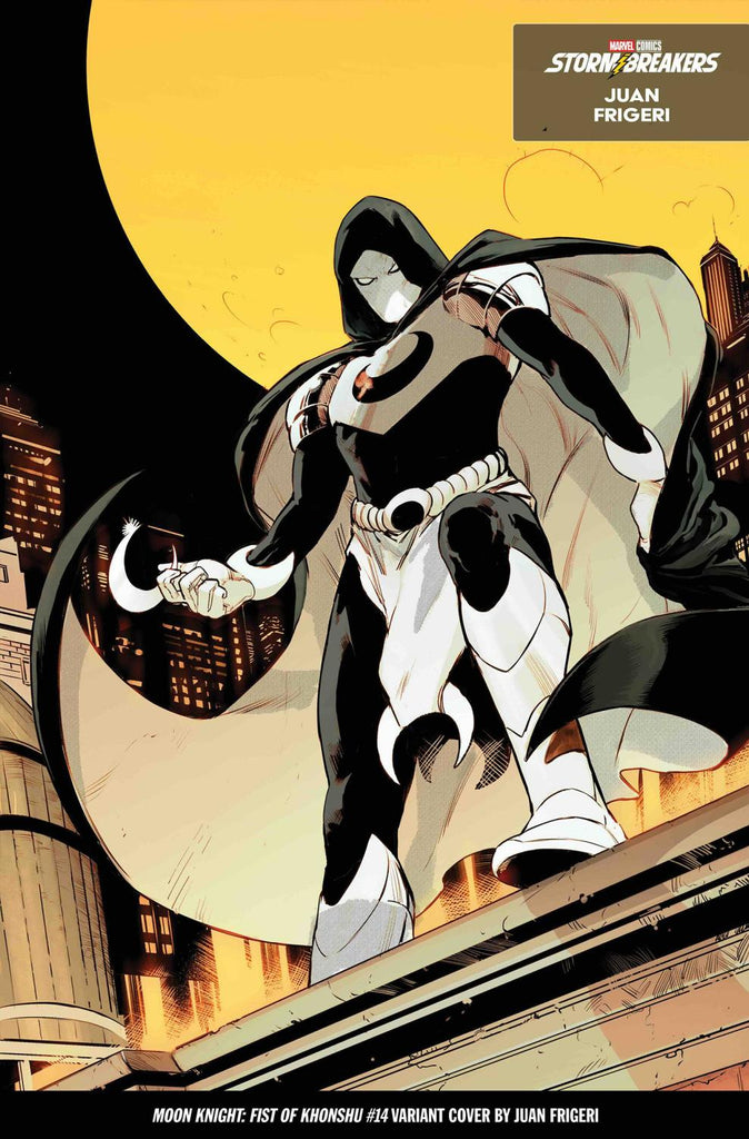 MOON KNIGHT FIST OF KHONSHU #14 JUAN FRIGERI FROM THE CHAOS A COSTUME VAR CVR B