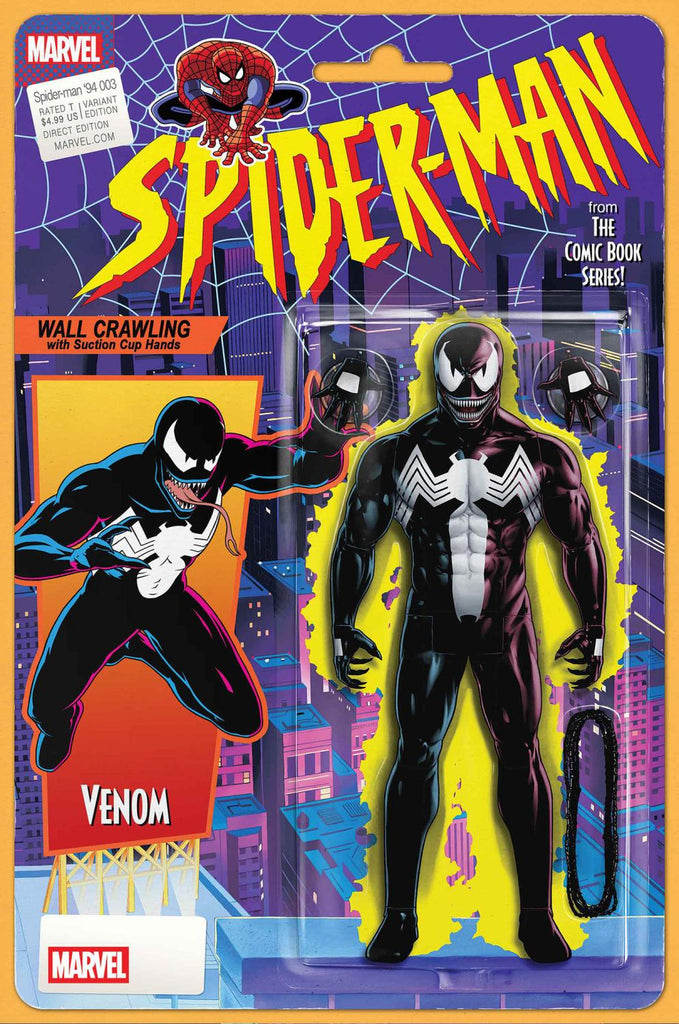 SPIDER-MAN 94 #3 JOHN TYLER CHRISTOPHER ACTION FIGURE VAR CVR B