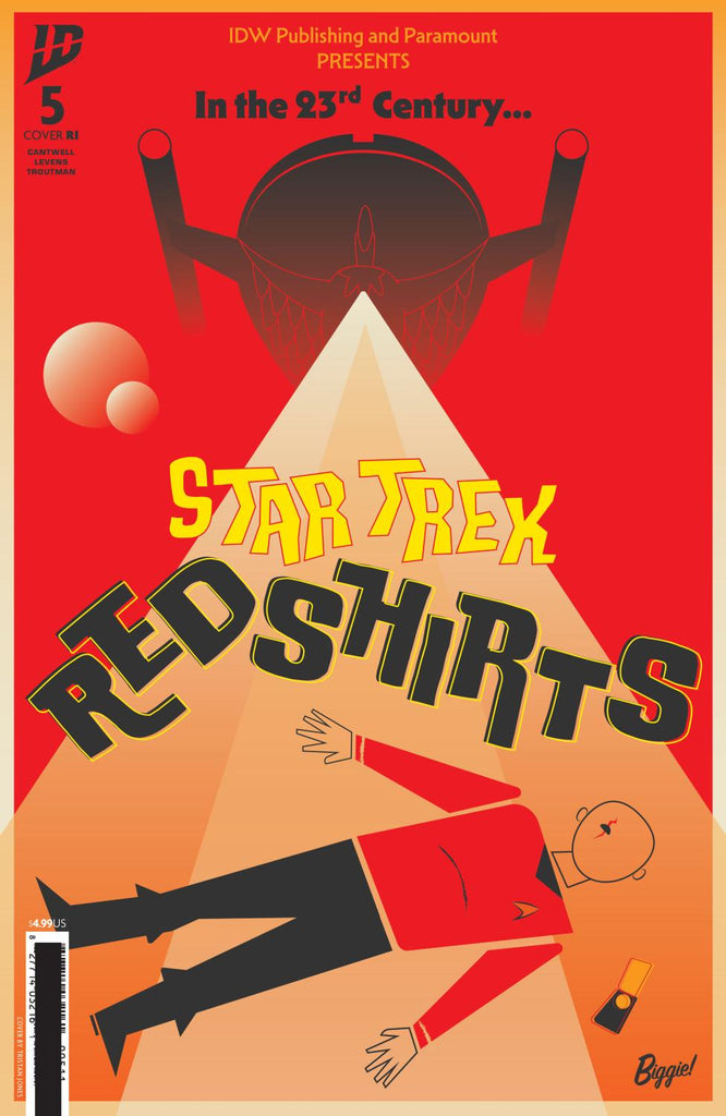 STAR TREK RED SHIRTS #5 VAR RI 10 BIGGIE CVR C 1:10 INCV 1:10 INCV