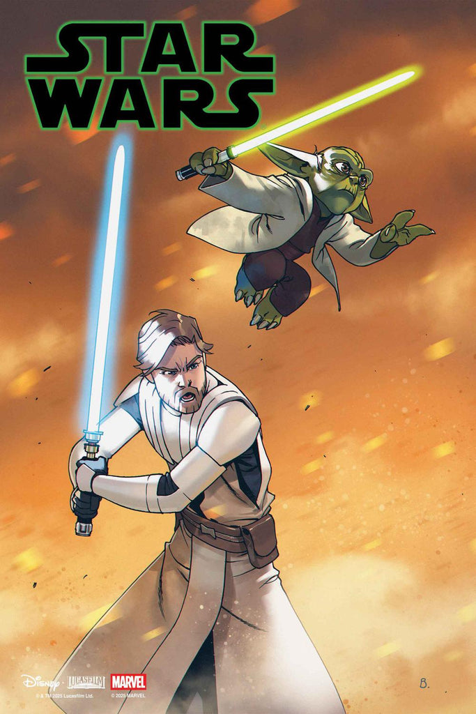 STAR WARS #7 BENGAL YODA AND OBI-WAN JEDI KNIGHTS VAR CVR D