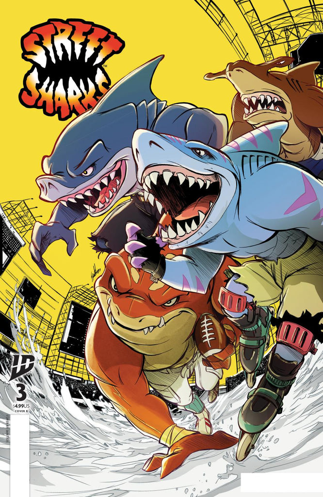 STREET SHARKS #3 VAR B SANTTOS CVR B