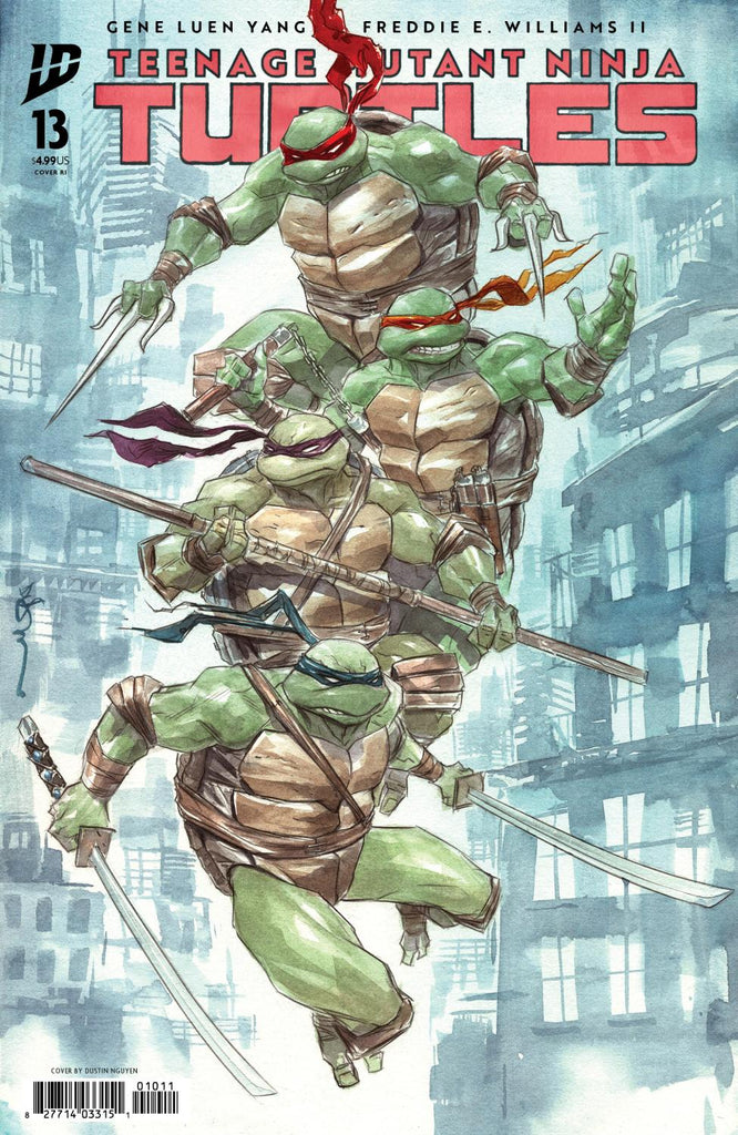 TEENAGE MUTANT NINJA TURTLES #13 VAR RI 100 NGUYEN CVR A 1:100 INCV 1:100 INCV