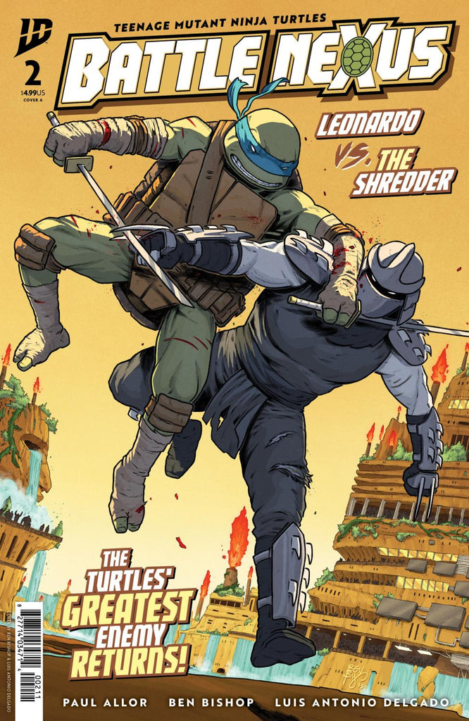 TEENAGE MUTANT NINJA TURTLES BATTLE NEXUS #2 COVER A BISHOP CVR A