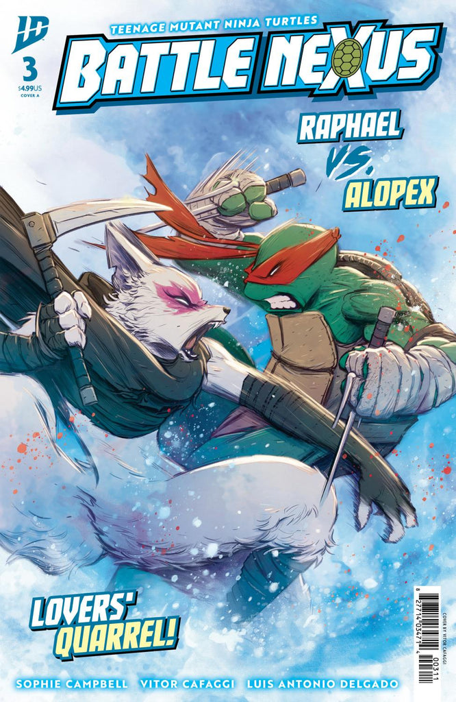 TEENAGE MUTANT NINJA TURTLES BATTLE NEXUS #3 COVER A CAFAGGI CVR A