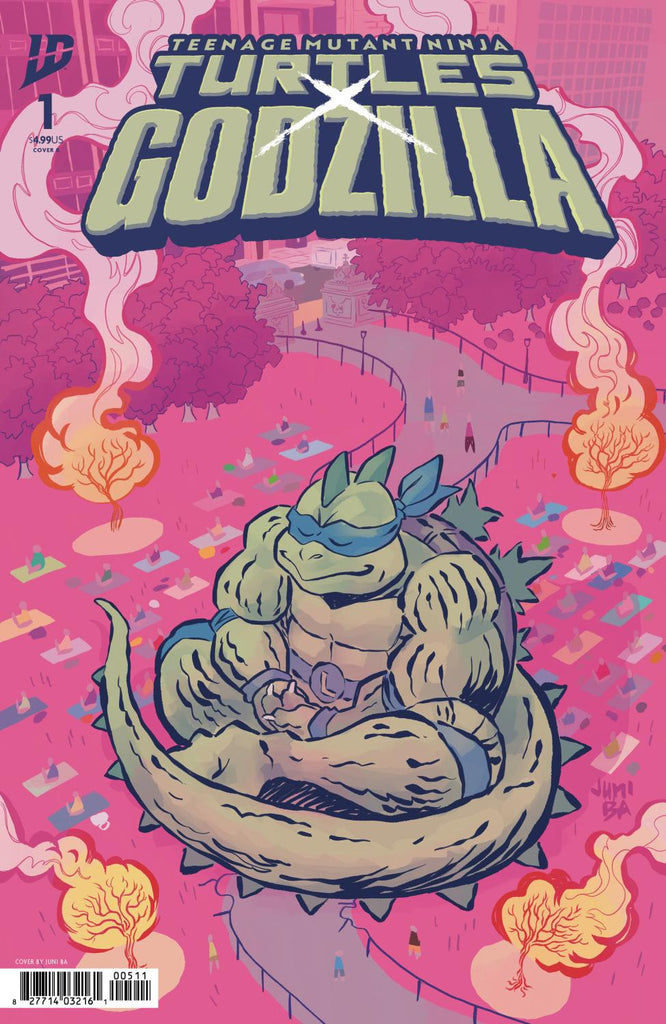 TEENAGE MUTANT NINJA TURTLES X GODZILLA #1 VAR B BA CVR B
