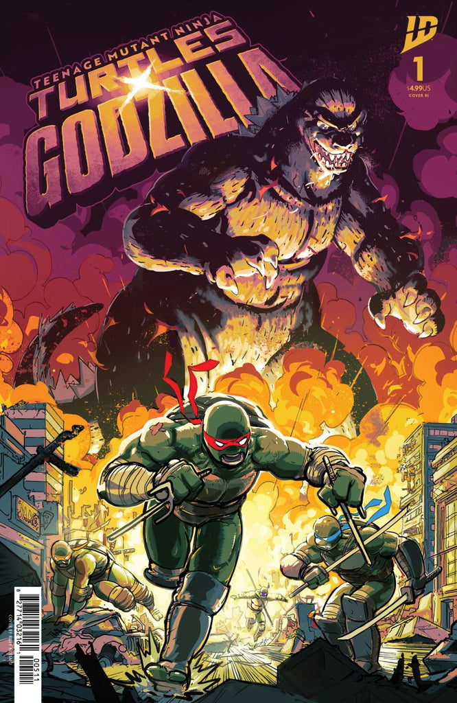 TEENAGE MUTANT NINJA TURTLES X GODZILLA #1 VAR RI 100 ROSSMO CVR H 1:100 INCV 1:100 INCV