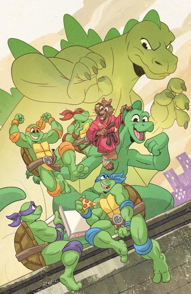 TEENAGE MUTANT NINJA TURTLES X GODZILLA #1 VAR RI 50 GALLOWAY FULL ART CVR G 1:52 INCV 1:52 INCV