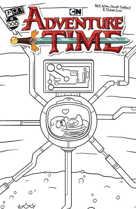 ADVENTURE TIME 2025 #8 CVR F INC 1:50 NICK WINN BW VAR 1:50 INCV