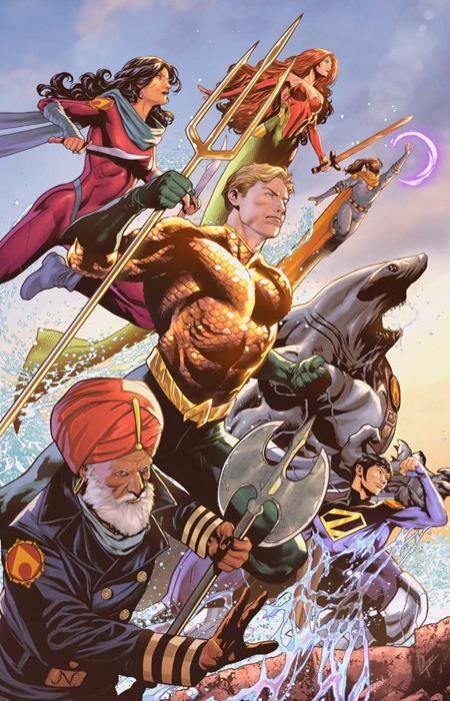 AQUAMAN #12 CVR D LUCAS MEYER CARD STOCK VAR DC KO