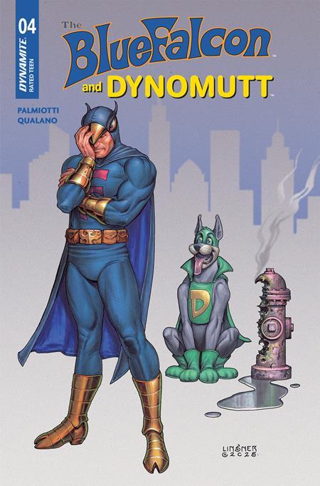 BLUE FALCON AND DYNOMUTT #4 CVR C JOSEPH MICHAEL LINSNER VAR