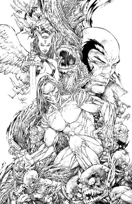 DARKNESS 2025 #1 CVR H INC 1:100 ED BENES VAR 1:100 INCV