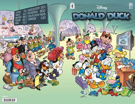 DONALD DUCK LEGACY #389 THE GOLDEN PINEAPPLE CVR D INC 1:10 DAAN JIPPES ULRICH SCHROEDER WRAPAROUND VAR 1:10 INCV