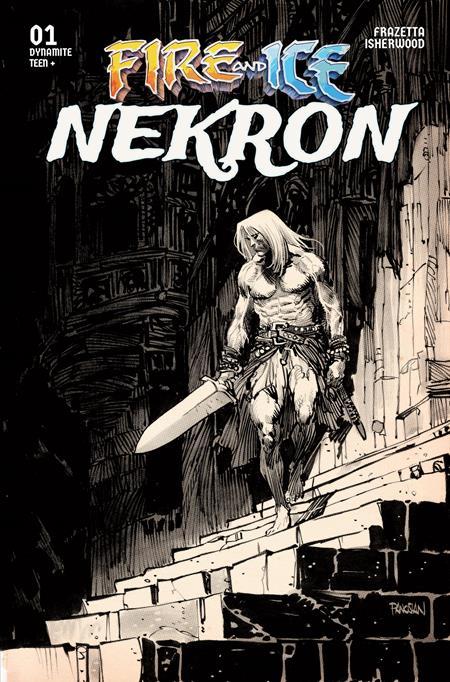 FIRE AND ICE NEKRON #1 ONE SHOT CVR F INC 1:10 DAN PANOSIAN LINE ART VAR 1:10 INCV