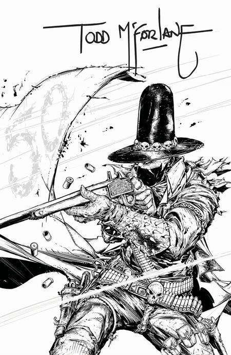 GUNSLINGER SPAWN #50 CVR G INC 1:250 TODD MCFARLANE SIGNED INK VAR 1:250 INCV