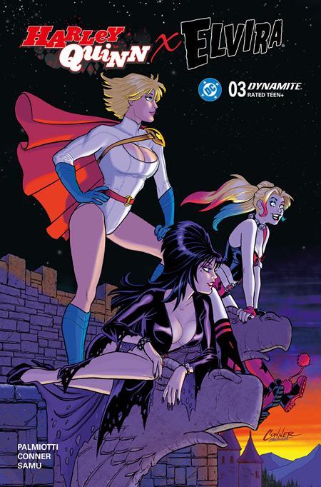 HARLEY QUINN X ELVIRA #3 CVR G INC 1:10 AMANDA CONNER NIGHT ORIGINAL VAR 1:10 INCV