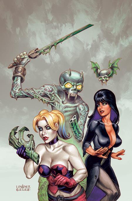 HARLEY QUINN X ELVIRA #3 CVR I INC 1:15 JOSEPH MICHAEL LINSNER VIRGIN VAR 1:15 INCV