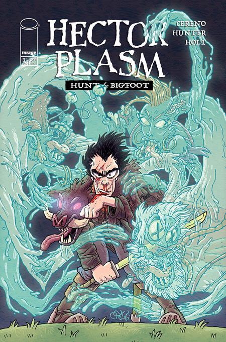 HECTOR PLASM HUNT THE BIGFOOT #3 CVR A DEREK HUNTER AND SPENCER HOLT OF 3
