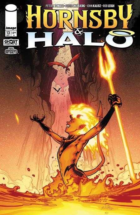 HORNSBY AND HALO #13 CVR B ANDREI BRESSAN AND MORRY HOLLOWELL VAR