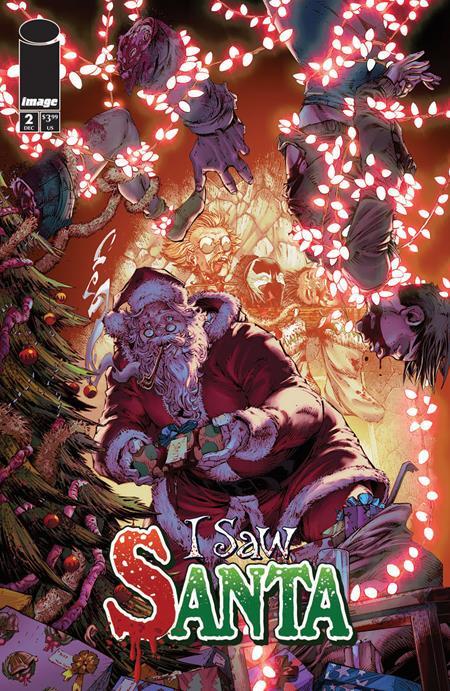 I SAW SANTA A SPAWN UNIVERSE CHRISTMAS STORY #2 CVR A BRETT BOOTH OF 2