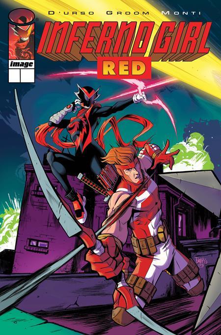 INFERNO GIRL RED BOOK TWO #1 CVR D DANIEL BAYLISS YOUNGBLOOD TEAM UP VAR OF 3