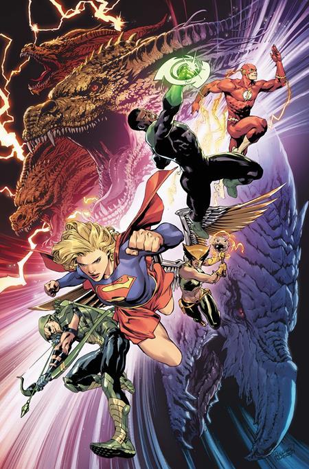 JUSTICE LEAGUE VS GODZILLA VS KONG 2 #6 CVR B CARLO PAGULAYAN CARD STOCK VAR OF 7