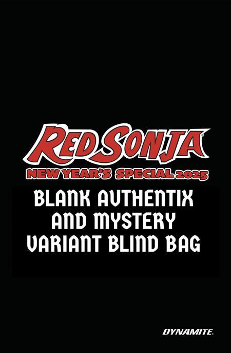 RED SONJA NEW YEARS SPECIAL 2025 #1 ONE SHOT CVR D BLIND BAG VAR