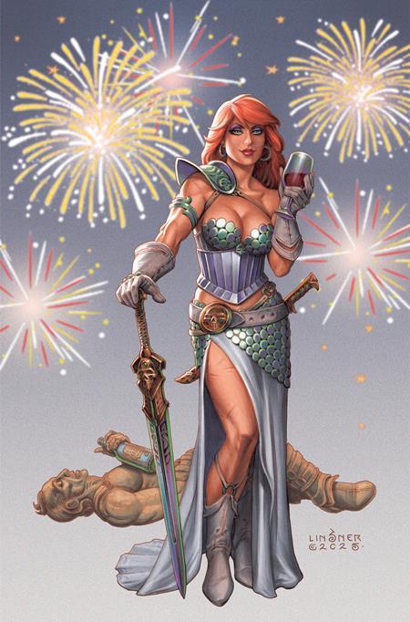 RED SONJA NEW YEARS SPECIAL 2025 #1 ONE SHOT CVR F INC 1:10 JOSEPH MICHAEL LINSNER VIRGIN VAR 1:10 INCV