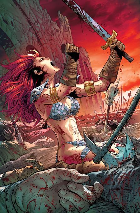 SONJA REBORN #5 CVR G INC 1:10 GREG LAND VIRGIN VAR 1:10 INCV