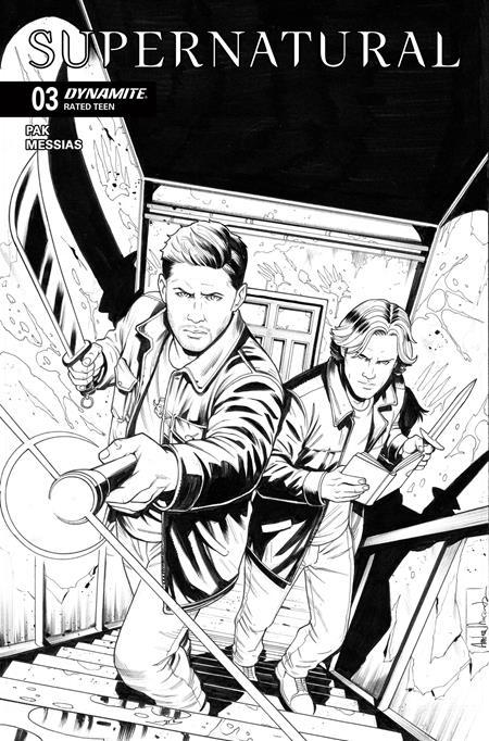 SUPERNATURAL #3 CVR F INC 1:10 ANDREA BROCCARDO LINE ART VAR 1:10 INCV