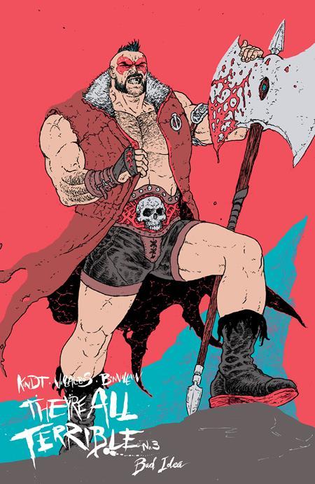 THEYRE ALL TERRIBLE #3 CVR C INC 1:20 RAMON VILLALOBOS CHARACTER DESIGN VAR OF 4 1:20 INCV