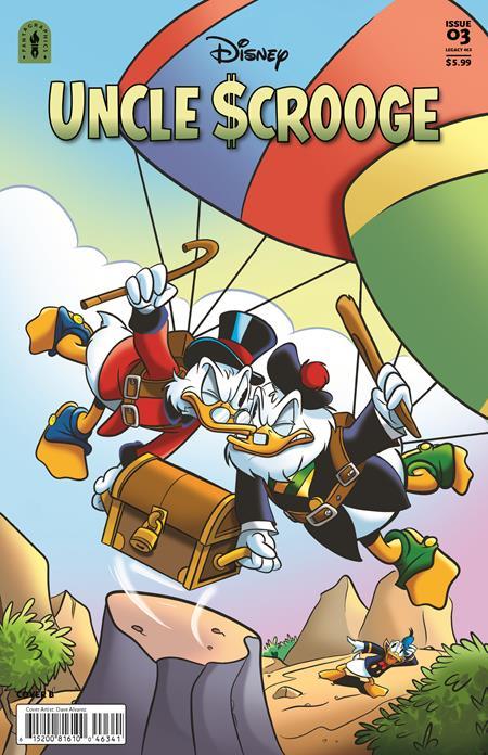 UNCLE SCROOGE FLINTHEART GLOMGOLDS SINISTER SECRET #3 CVR B INC 1:10 DAVE ALVAREZ VAR OF 3 1:10 INCV