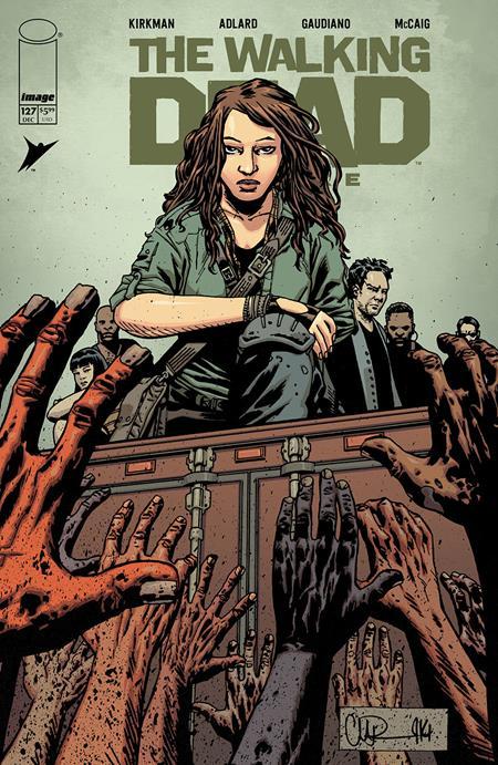 WALKING DEAD DELUXE #127 CVR B CHARLIE ADLARD AND DAVE MCCAIG VAR