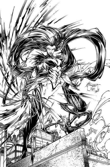 WITCHBLADE #17 CVR C INC 1:25 BRETT BOOTH AND SAL REGLA BW VAR 1:25 INCV