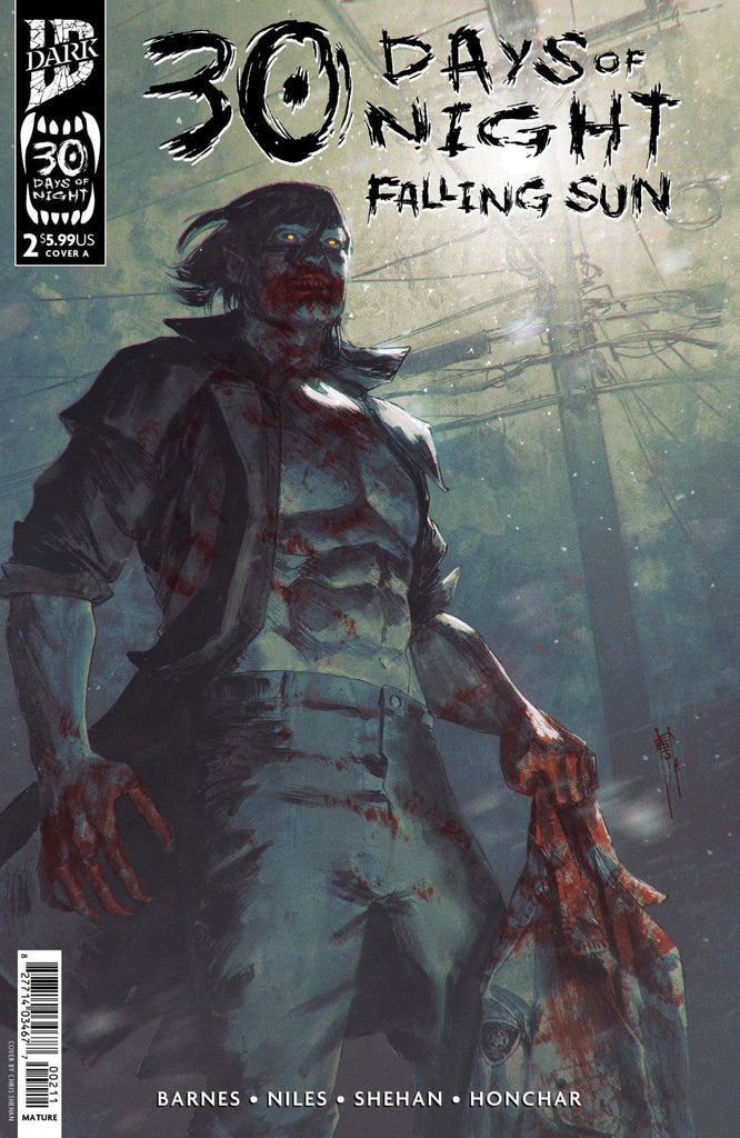 30 DAYS OF NIGHT FALLING SUN #2 COVER A SHEHAN CVR A